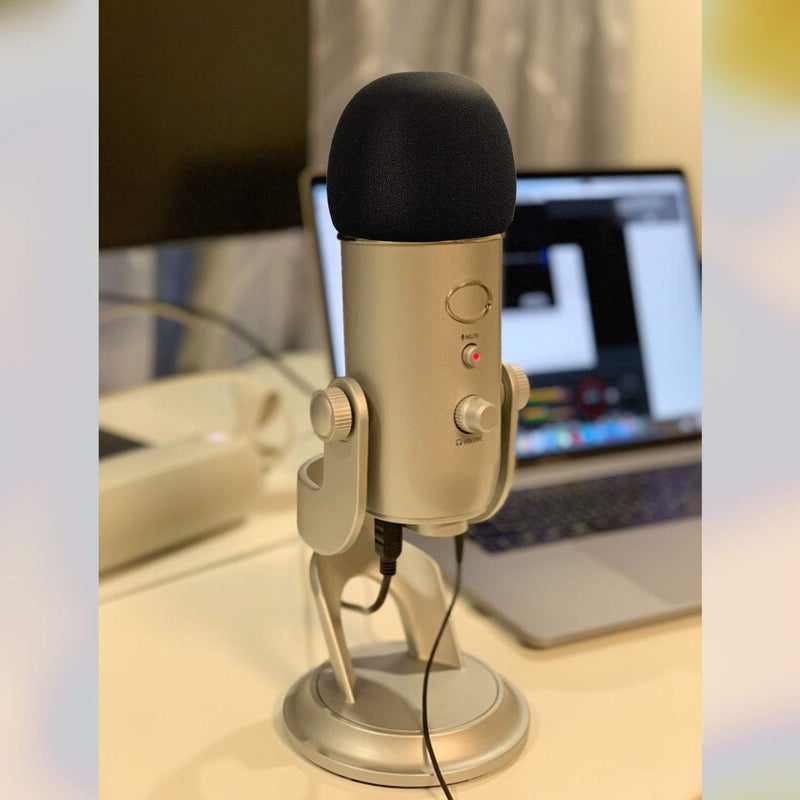 ChromLives Microphone Cover with Pop Filter, 3 in 1 Mic Furry Windscreen Microphone Foam Cover Pop Filter Compatible with Blue Yeti and Yeti Pro Condenser, Combo 3Pack - Image 4